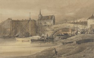 Ouse Bridge, York av Thomas Girtin