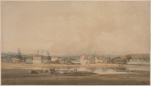 By vid en flodmynning i Devon av Thomas Girtin