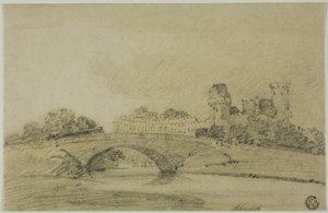 Warwick Castle av Thomas Girtin
