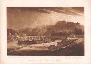 Bron över Meuse i Namur