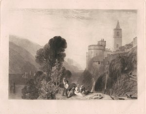 Dartmouth Castle, vid floden Dart