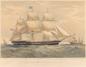 Clipperfartyget "Duncan Dunbar av Thomas Goldsworth Dutton