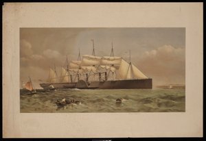 Ångfartyget Great Eastern av Thomas Goldsworth Dutton
