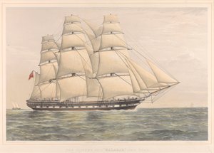 Clipperfartyget Malabar 1350 ton