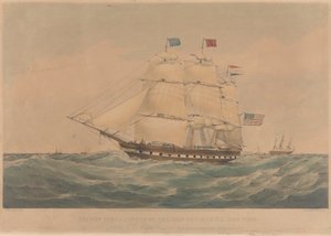 New York och London-paketfartyget "Devonshire" 1300 ton