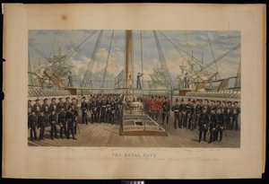 Den kungliga flottan. Tillägnad amiral Sir Thomas Sabrine Pasley... från H.M.S. The Royal Oak av Thomas Goldsworth Dutton