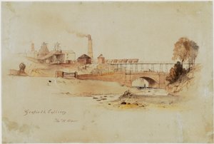 Gosforth Colliery av Thomas H. Hair