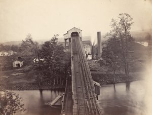 Von Storch Breaker, Del  Hudson Canal Co, ca. 1863-1865 (foto) av Thomas H. Johnson
