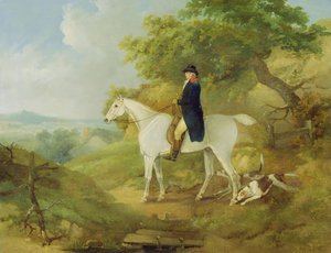George Morland (1763-1804) på sin jägare, 1794