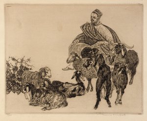 Utan titel (arab med getter)