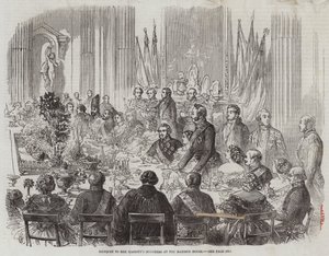 Bankett till Hennes Majestäts ministrar i Mansion House av Thomas Harrington Wilson