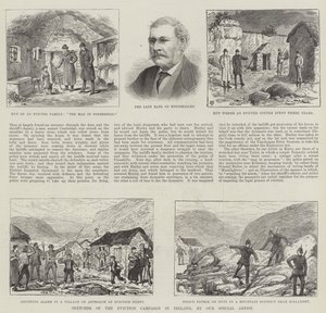 Skisser av vräkningskampanjen på Irland