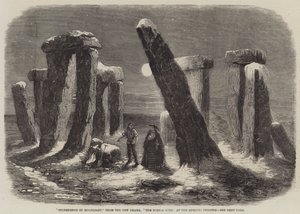 Stonehenge by Moonlight, från New Drama, The Borgia Ring, på Adelphi Theatre av Thomas Harrington Wilson