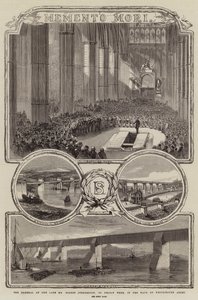 Begravningen av den framlidne herr Robert Stephenson, på fredagsveckan, i vapenhuset i Westminster Abbey