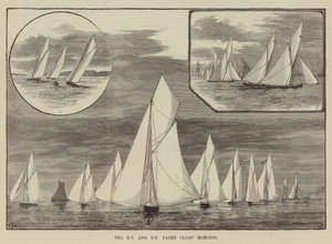 Royal Thames och New Thames Yacht Clubs matcher av Thomas Harrington Wilson