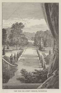 Utsikt från drottningens sovrum, Blythswood av Thomas Harrington Wilson