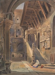 Court of the Bargello, Florens av Thomas Hartley Cromek
