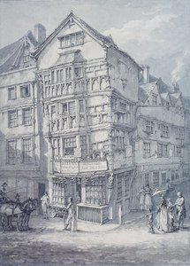 Chancery Lane, London, 1814 av Thomas Hearne