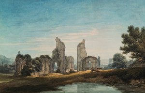Glastonbury Abbey, 1795 av Thomas Hearne