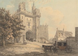 Porten till Lancaster Castle av Thomas Hearne