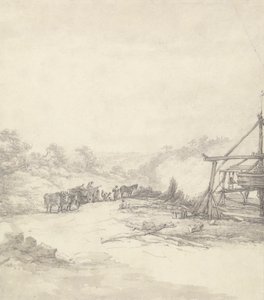 Lossar Pit Props vid Coalbrookdale av Thomas Hearne