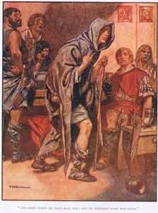 Och det finns de som hyllar honom (litografi) av Thomas Heath Robinson