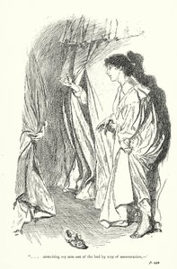 Illustration till A Sentimental Journey av Laurence Sterne (litografi) av Thomas Heath Robinson