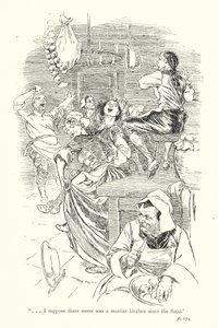 Illustration till A Sentimental Journey av Laurence Sterne (litografi) av Thomas Heath Robinson