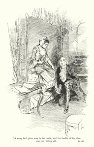 Illustration till A Sentimental Journey av Laurence Sterne (litografi) av Thomas Heath Robinson