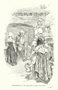 Illustration till A Sentimental Journey av Laurence Sterne (litografi) av Thomas Heath Robinson