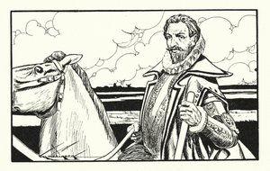 William den tystlåtne, en hjälte från Holland (litografi) av Thomas Heath Robinson