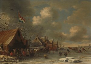 Njuter av isen, 1677