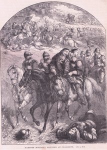 Hampden dödligt skadad vid Chalgrove AD 1643 av Thomas Henry Nicholson