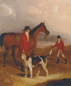Old Druid, med Richard King Sampson, Esq., och John Presse, 1845 av Thomas Henwood