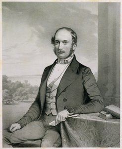Prins Albert (1819-61), från "Portraits of Honorary Members of the Ipswich Museum", utgiven av George Ransome, 1851 (litografi).