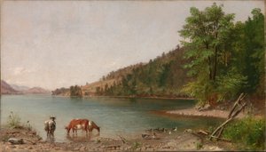 (litet landskap) av Thomas Hicks