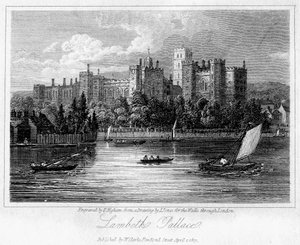 Lambeth Palace, London, 1817.