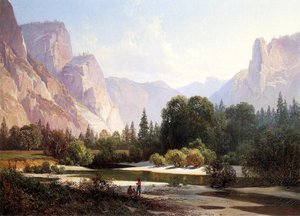 Piute-indianernas läger, Yosemite, 1890