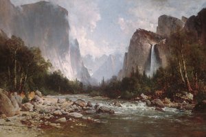 Utsikt över Yosemite Valley, 1885.