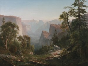 Utsikt över Yosemite Valley, 1865