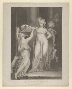 Herodias Salomes dotter tar emot Johannes Döparens huvud, Matteus 14:10-11..., 1798.