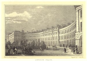 Ainslie Place (gravyr) av Thomas Hosmer (after) Shepherd