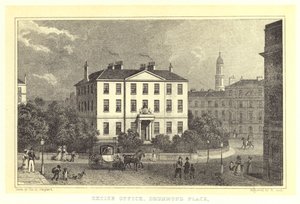 Excise Office, Drummond Place (gravyr) av Thomas Hosmer (after) Shepherd