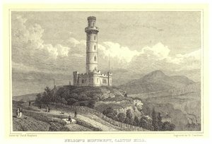 Nelsons monument, Calton Hill (gravyr)