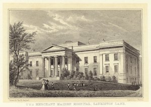 The Merchant Maiden Hospital, Lauriston Lane (gravyr) av Thomas Hosmer (after) Shepherd