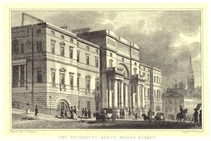 Universitetet, South Bridge Street (gravyr) av Thomas Hosmer (after) Shepherd