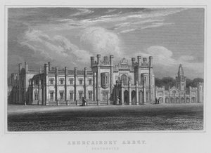 Abercairney Abbey, Perthshire (gravyr) av Thomas Hosmer Shepherd