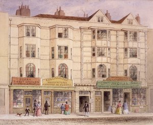 Aldersgate Street, London, 1851 av Thomas Hosmer Shepherd