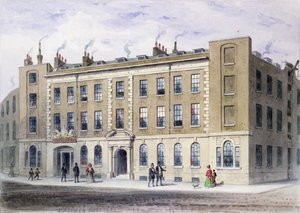 Apothecaries Lane, 1855 (wc på papper) av Thomas Hosmer Shepherd