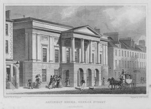 Assembly Rooms, George Street, Edinburgh (gravyr) av Thomas Hosmer Shepherd